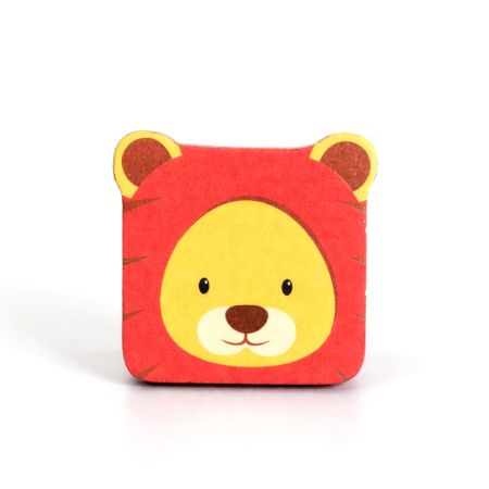 Handmade Acacia Wood Lion Knob for Kids Furniture